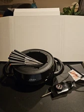 Oster Electric 3 Qt. Diamond-Infused Stick Fondue Pot with 8 Forks - In Box