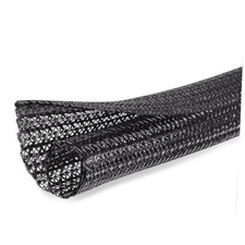 10ft - 1/2 inch Cord Protector Cable Sleeve Split Wire Loom 1/2"-10ft Black