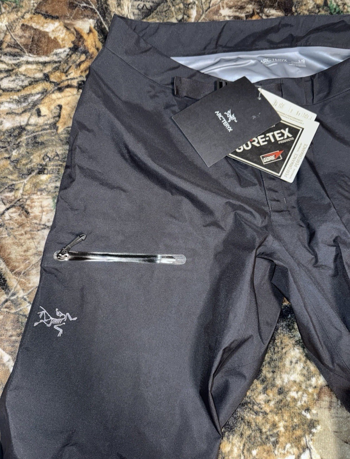 Arc'teryx Beta Pant Men GORE-TEX Waterproof Snow Pants Men's Large Regular Black thumbnail 3