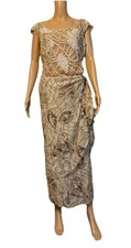 Valentino Vintage SS96 Embellished Seashells 2 Piece Dress 10