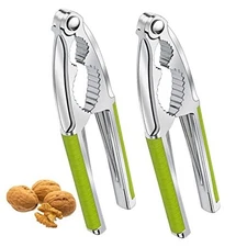 2 Pack Walnut Cracker Tools,  Heavy Duty Nut Crackers for Walnuts Pistachio 