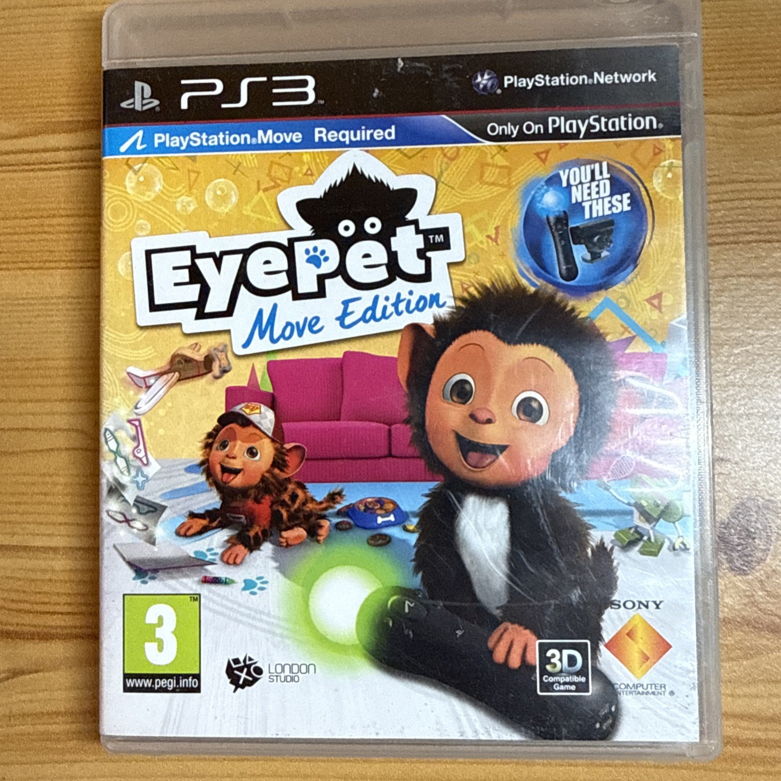 Eyepet Move Edition Game PS3 PlayStation 3 Complete With Manual Free UK Postage