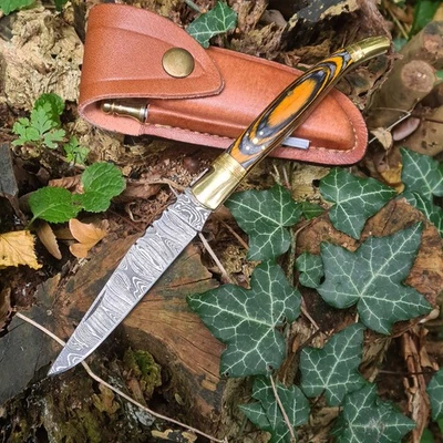 LAGUILE STIL Taschenmesser Laguiole Damastmesser Damaszener Klappmesser scharf handmade (LG29