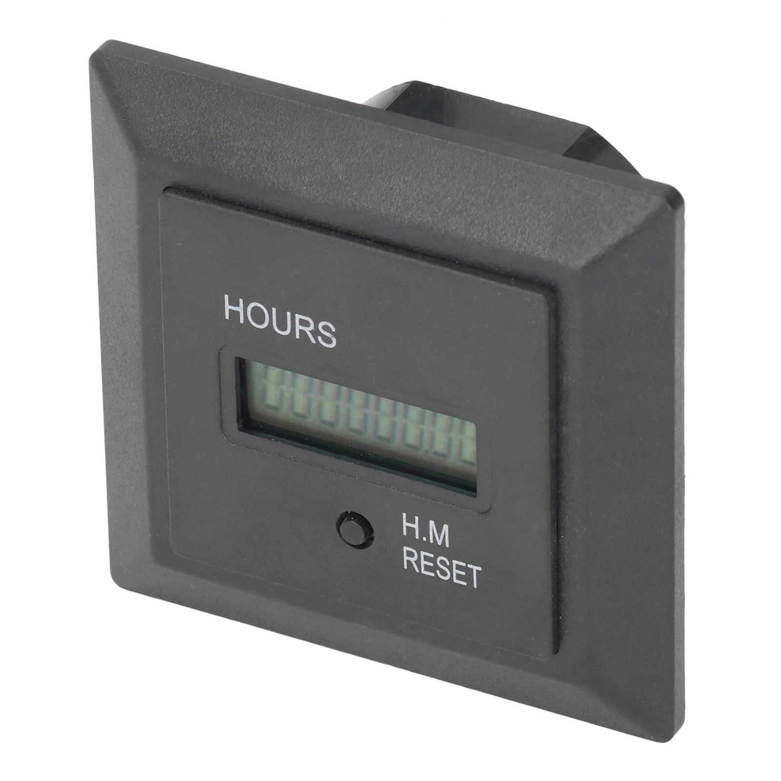 Hour Meter Digital Display Timer Hourmeter Gauge 0‑999999H 59M For Industry 100‑