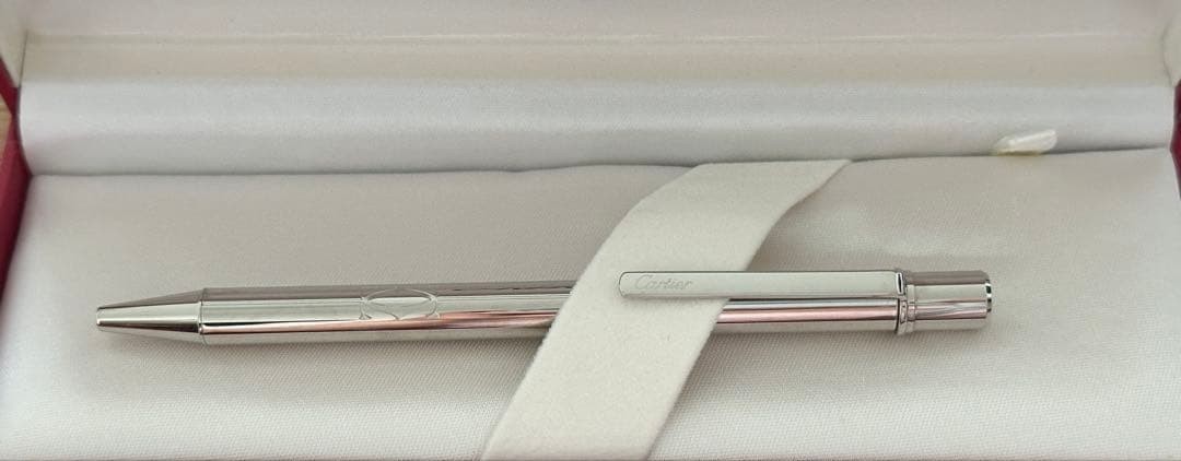 Limited Price! Cartier Silver Ballpoint Pen | eBay