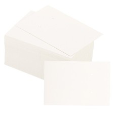 2.5" x 3.5" White Business Card Cards, 100pcs Small, White