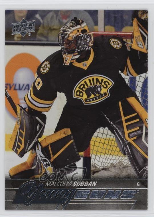 2015-16 Upper Deck Young Guns Malcolm Subban #211 Rookie RC
