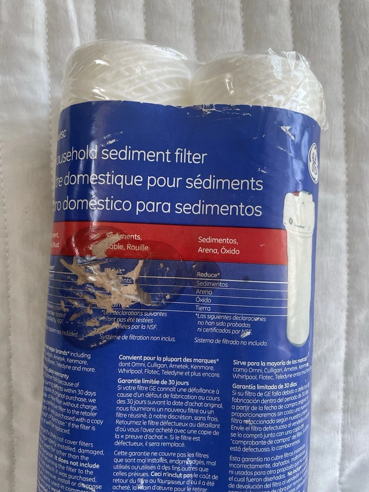 GE Household Sediment Water Filter FXWSC 2 PK Genuine - Image 2 of 4