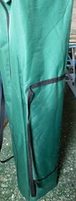 Pop up gazebo 2.4m square green with bag, side panel and instructions.