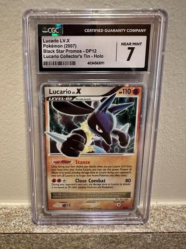 Lucario LV.X graded CGC 6.5 for sale on eBay