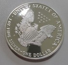 1989 S American Silver Eagle Dollar $1, Proof in OGP Purple Box — photo 7