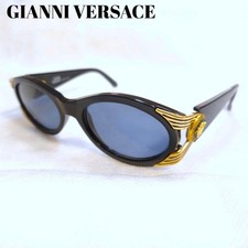 GIANNI VERSACE Medusa Sunglasses Black Gold 423 852 Eyewear Ready to Use