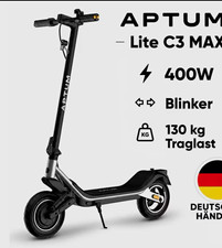 APTUM Lite C3 MAX E-Scooter 400W 10 Zoll ABE Blinker klappbar