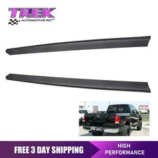 Left Right Side Bed Rail Cap Black Fits 2004-2015 Nissan Titan King Cab Only