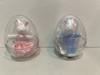 Hallmark Two Bunnies in Clear Eggs
