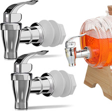 Spigot for Beverage Dispenser,2 Pack Beverage Dispenser Replacement Beverage Fau