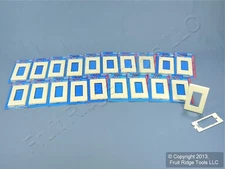 Leviton 80301-A Almond 1-Gang Decora Unbreakable Nylon Wallplate Cover 20pcs