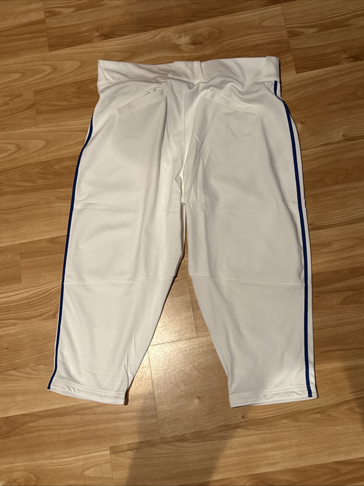 Nike Vapor Select High White/Blue Piped Baseball Pants Men's Size Large MLB Pant
