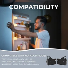 RV Refrigerator Door Hinge Repair Kit Compatible with Norcold Polar Series NA7LX