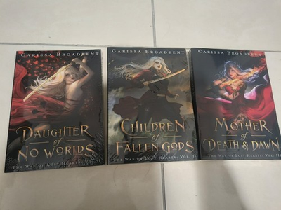 #ad 3 Books Set The War of Lost Hearts Series by Carissa Broadbent Indie PAPERBACK $135.00