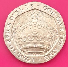 2023 20p coin GIBRALTAR God Save the Kind Coronation Crown Twenty Pence CR III