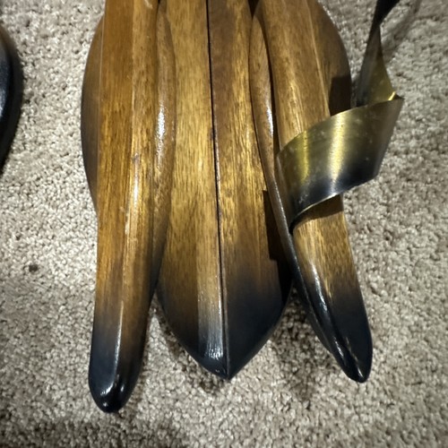 Rare Vintage Mid Century Pair of Wood Metal Siamese Cat Wall Art ROMM Mfg NYC - Bild 10 von 24