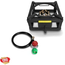 THE WOK BLOCK 12" Single Propane Outdoor Burner with Built in Wok Ring. 45,00...