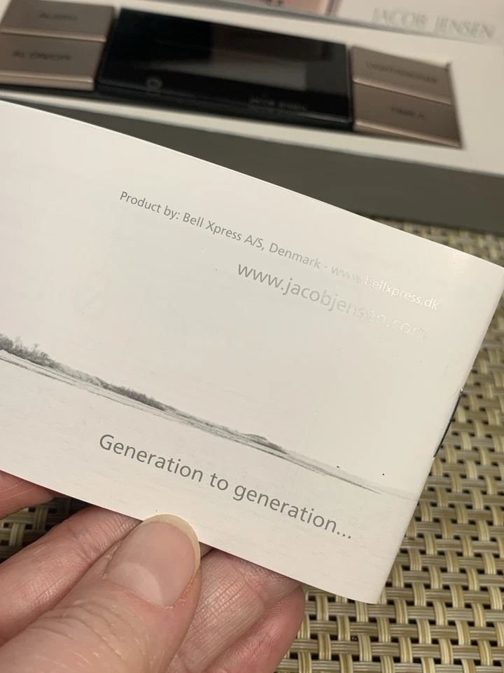 Jacob Jensen будильник с коробкой и инструкции работает! Гладкий дизайн - Изображение 3 из 4