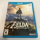 The Legend Of Zelda Breath Of The Wild Wii U 2017 Clean Disc Pre-Owned