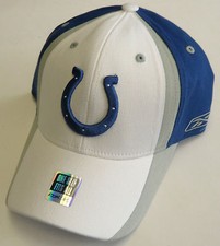 NFL Indianapolis Colts Reebok Structured Flex Cap Hat Curve Brim OSFA NEW 