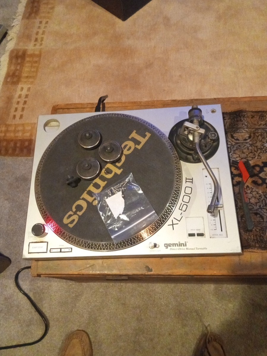 gemini XL-500 II ターンテーブル Gemini XL-500 II Professional DJ Direct Drive Manual Record