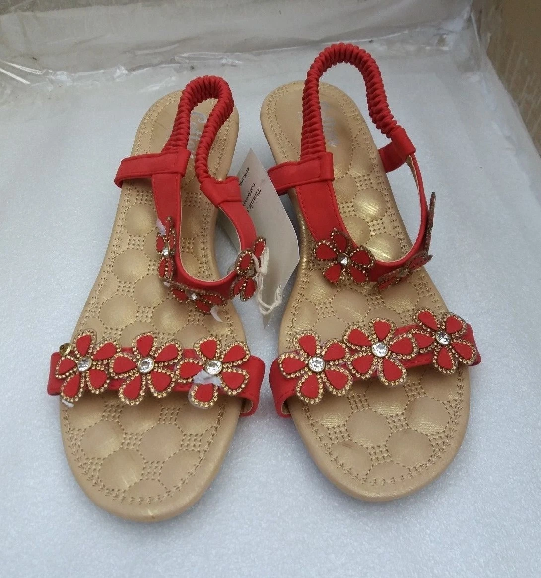 Cotton traders jewelled sandals sale
