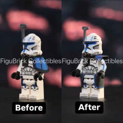 for LEGO Star Wars Captain Rex Helmet + Cloth Upgrade Kit