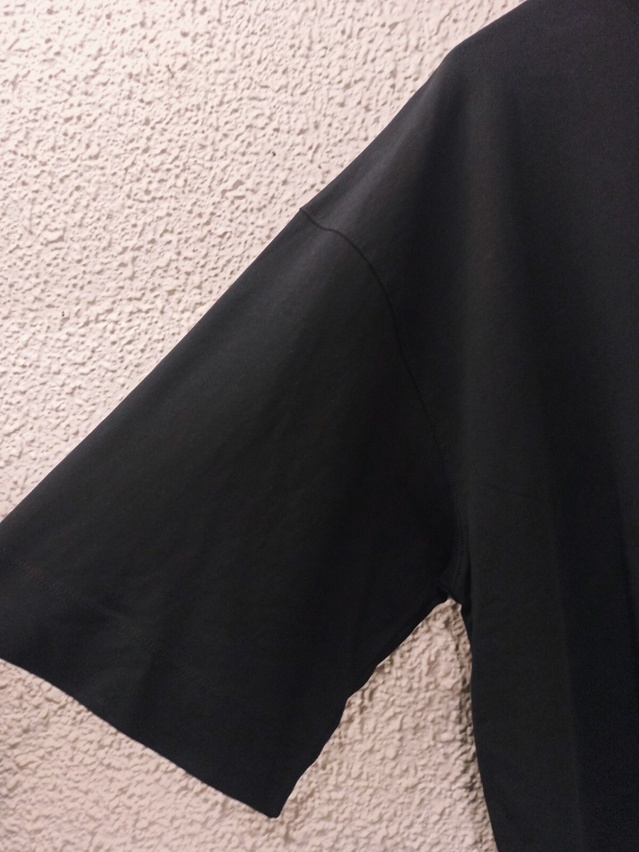 DRIES VAN NOTEN HEN OVERSIZED COTTON JERSEY T-SHIRT BLACK