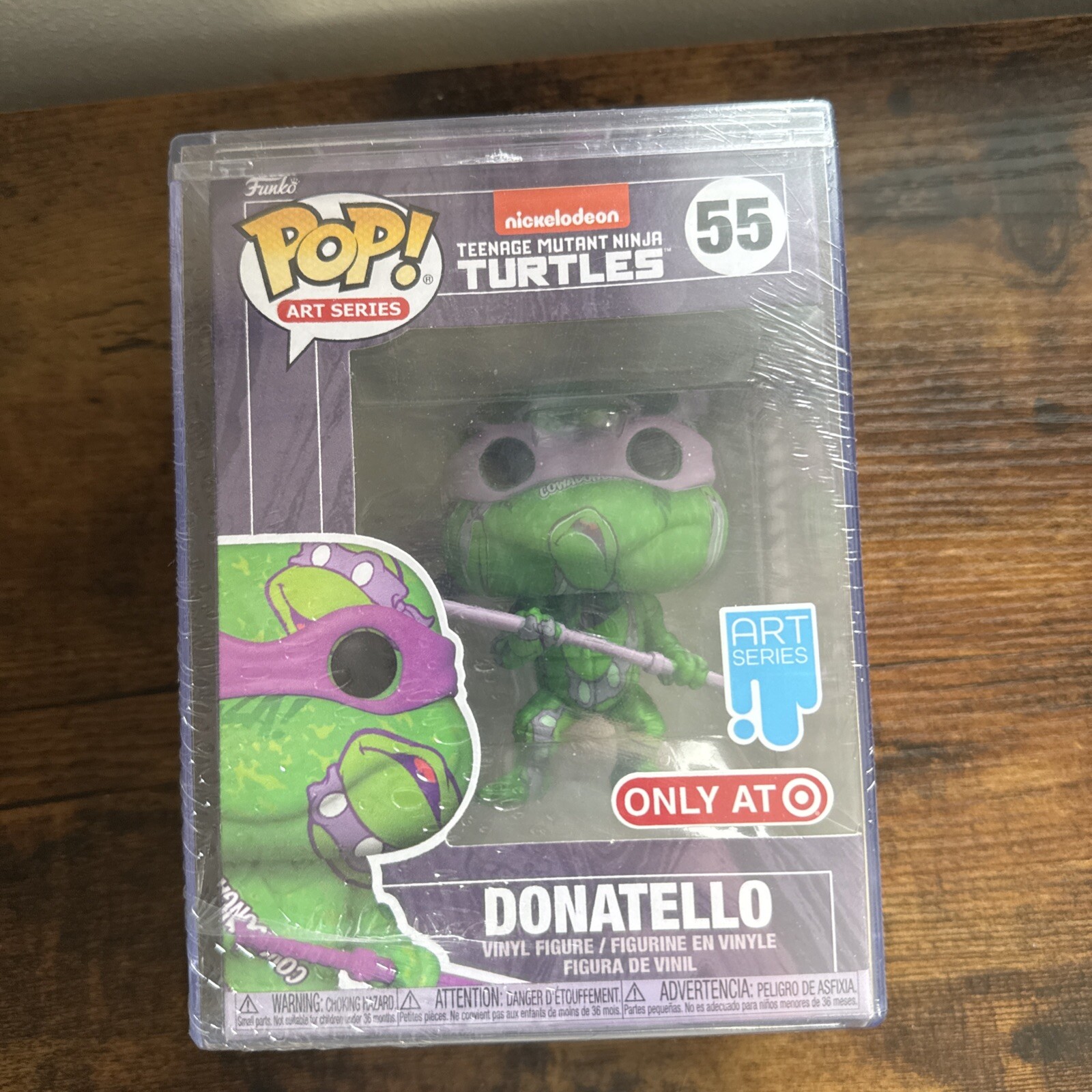 Funko Pop! Art Series # 55 TMNT DONATELLO Target Exclusive sealed hard case
