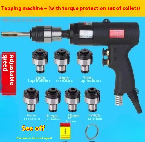 Pneumatic Tapping Machine M3-M12 Gun Type Power Thread Machine Drill Tappin Tool - Afbeelding 23 van 23