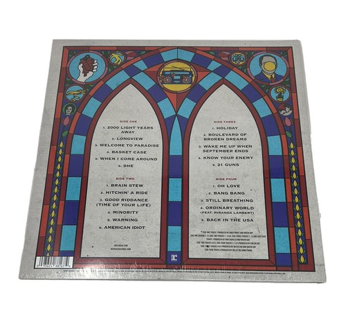 Green Day Greatest Hits God’s Favorite Band Blue Vinyl Target Exclusive Framed - Picture 5 of 8