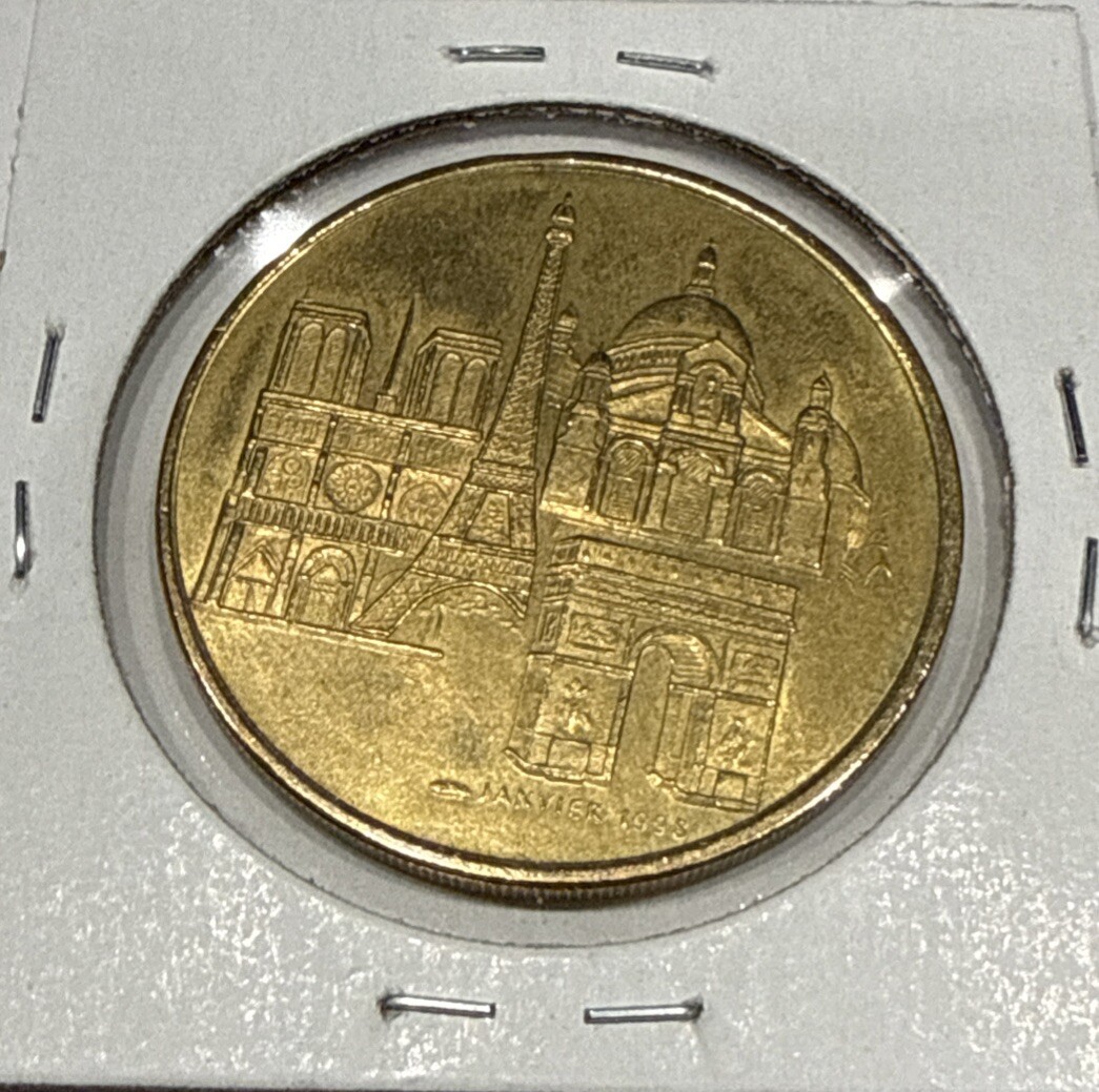 【稀少品】1998年発行　パリ造幣局・トーマスクック発行　1ユーロ記念 稀少品】1998年発行 パリ造幣局・トーマスクック発行 1ユーロ記念 1998