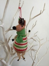 MONSOON ADORABLE MATERIAL SUPER CUTE REINDEER CHRISTMAS TREE DECORATION