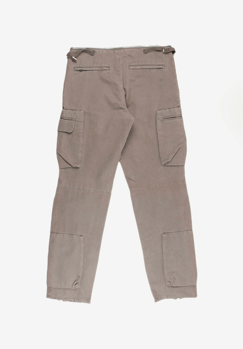 New Helmut Lang Multipockets Cargo Flight Brown Zipper Men