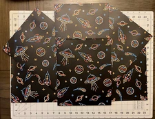 Lot of 6: Pen + Gear Paper Pocket School Folder UFO Space 9.375" W x 11.75" L