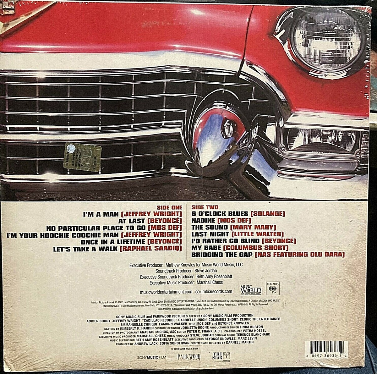 Various – Cadillac Records - OST - VINYL LP 886973693612