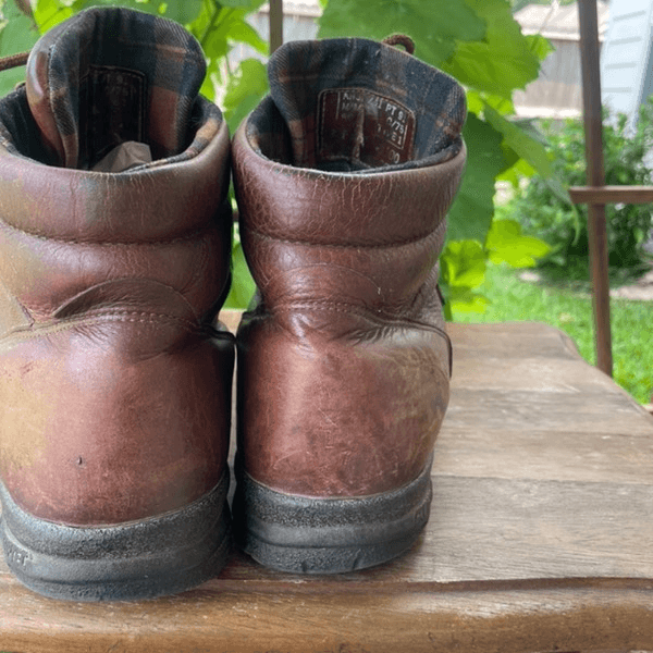 Red Wing Leather Steel Toe Work Boots Mens Sz 13 D Lace Up Oilfield Construction Men main image 4