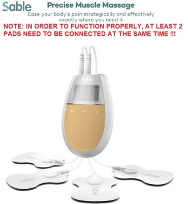 Sable TENS Unit Electronic Pulse Massager FDA Cleared Portable