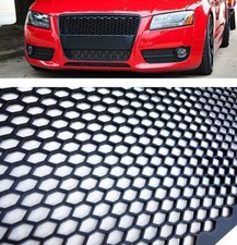 PREMIUM Universal Renn Gitter Schwarz Stoßstange Frontschürze Diffuso Race Waben