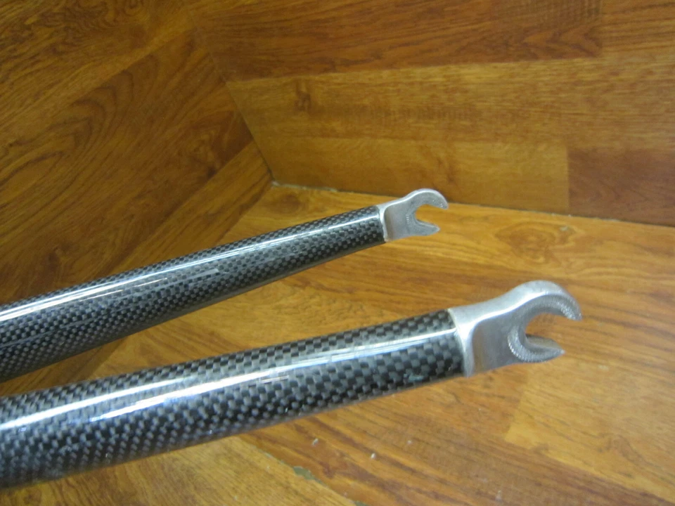 TRUE TEMPER ALPHA Q PRO 1 1/8" x 11" THREADLESS FULL CARBON 700C ROAD FORK - Image 3 of 4