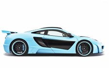 Cars mclaren hamann Desk Mat Stitched