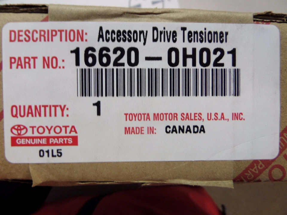 Tensor de correa de transmisión genuino OEM OE Toyota Camry Corolla Matrix Rav4 Solara xB Foto 3 de 3