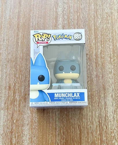NEW Funko Pop Games Nintendo Pokemon Munchlax 885 Vinyl Figure Toy Snorlax Pop!