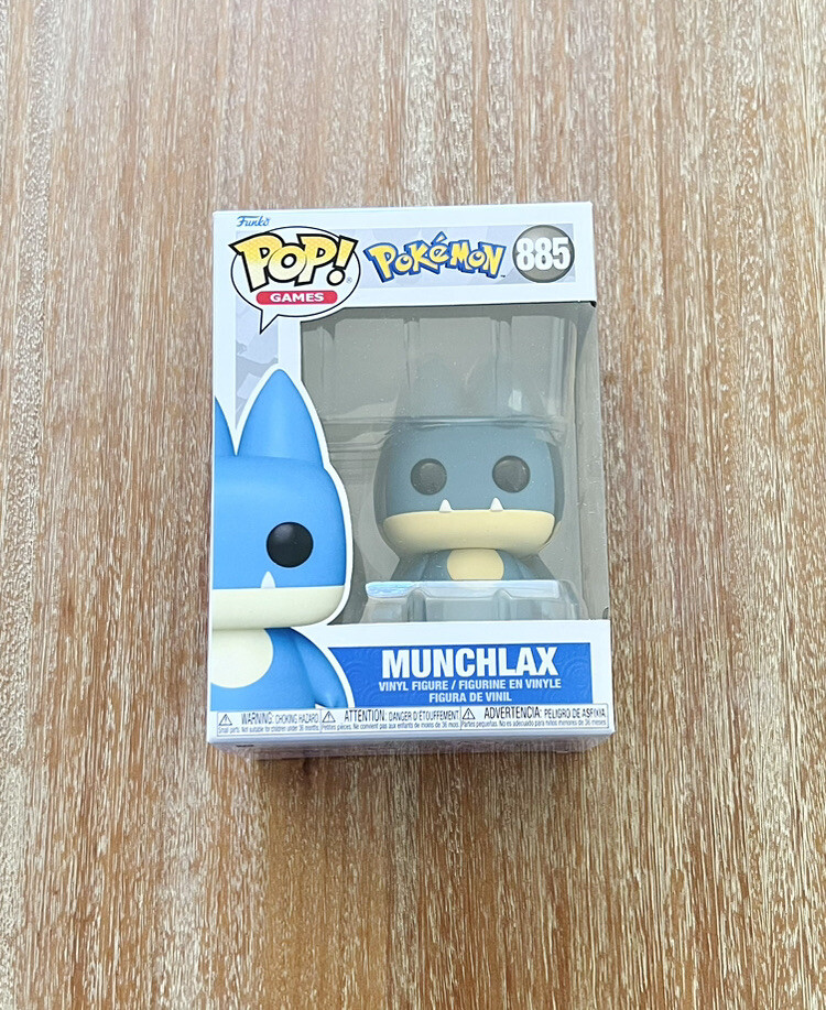 NUEVO Funko Pop Juegos Nintendo Pokemon Munchlax 885 Figura Vinilo Juguete Snorlax Pop!